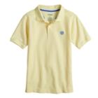 Boys 4-20 Chaps Solid Stretch Polo, Size: 14-16, Lt Yellow
