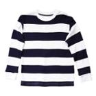 French Toast, Boys 4-7 Striped Thermal Tee, Boy's, Size: 4, Blue (navy)
