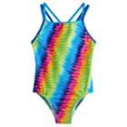 Girls 7-16 Speedo Rainbow One-piece Swimsuit, Size: 16, Multi