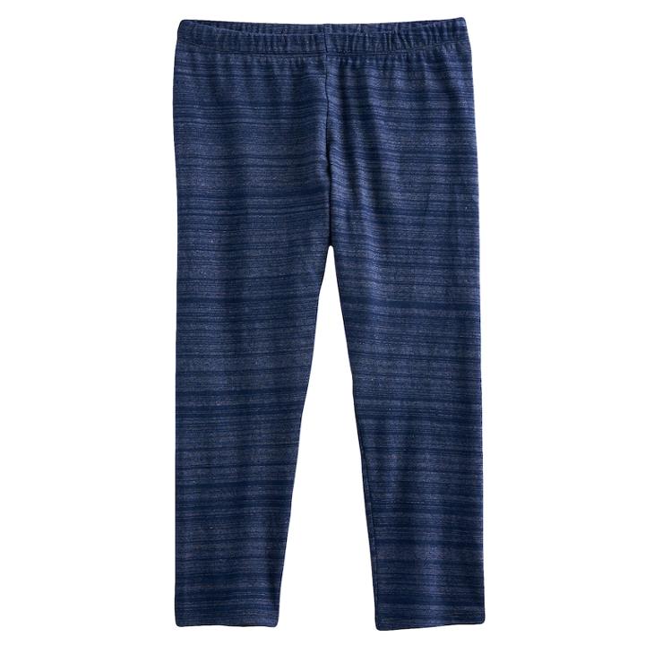 Girls 7-16 So&reg; Core Capri Leggings, Size: 16, Dark Blue