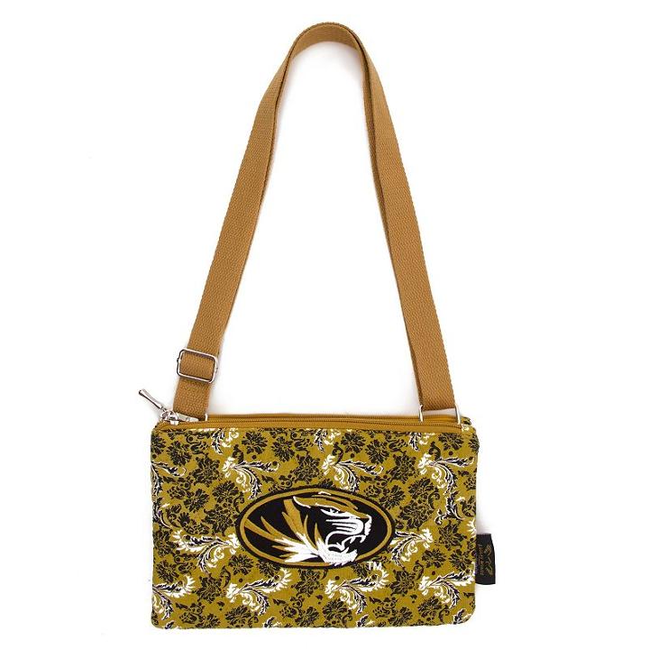 Missouri Tigers Bloom Crossbody Bag, Women's, Multicolor