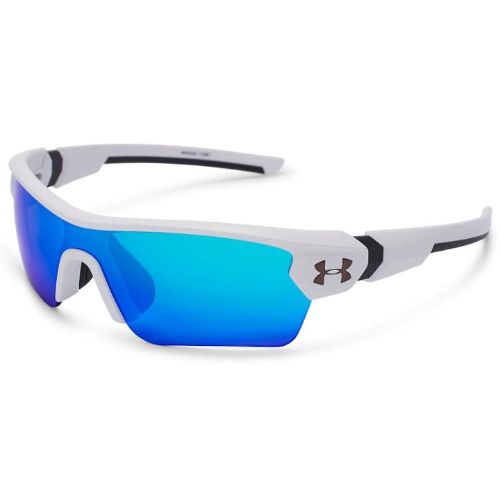 Youth Under Armour Menace Blade Wrap Sunglasses, Men's, Blue