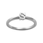 Sterling Silver Initial Ring, Women's, Size: 9