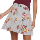 Juniors' So&reg; Zip Front Skater Skirt, Teens, Size: Xl, Med Pink
