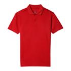 Husky Boys 4-20 Chaps Performance Polo, Size: 10 Husky, Red