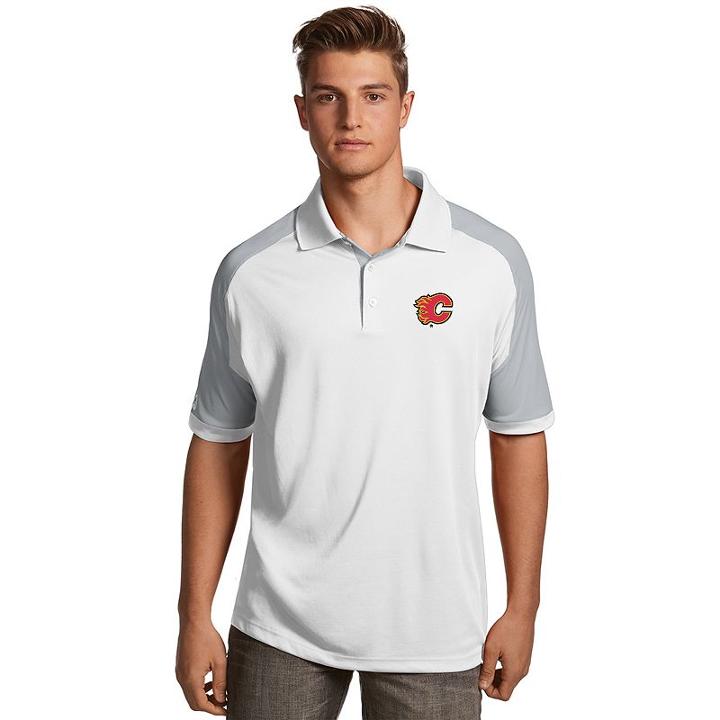 Men's Antigua Calgary Flames Century Polo, Size: Small, White