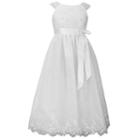 Girls 7-16 Bonnie Jean Sequin Organza Dress, Girl's, Size: 7, White