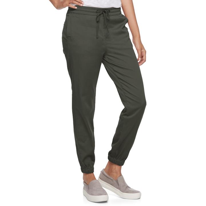 Juniors' Unionbay Erica Jogger Pants, Teens, Size: Xs, Lt Green