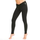 Women's Snow Angel Doeskin V-waist Base Layer Leggings, Size: Regular, Black