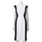 Women's Ronni Nicole Cold-shoulder Colorblock Sheath Dress, Size: 8, Ovrfl Oth