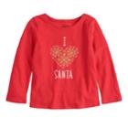 Toddler Girl Jumping Beans&reg; Long Sleeve Holiday Graphic Tee, Size: 5t, Med Red