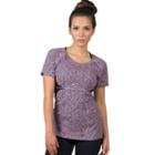 Women's Soybu Evelyn Space-dye Scoopneck Yoga Tee, Size: Small, Med Pink
