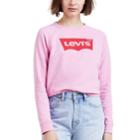 Women's Levi's Batwing Logo Sweatshirt, Size: Small, Pink
