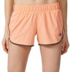 Women's Adidas M10 Woven Shorts, Size: Xl, Light Red