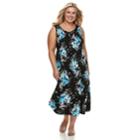Plus Size Croft & Barrow&reg; Shirt Dress, Women's, Size: 2xl, Med Blue