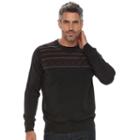 Men's Croft & Barrow&reg; Classic-fit Crewneck Sweater, Size: Xl, Black