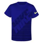 Boys 4-7 Nike Linear Colorblock Graphic Tee, Size: 4, Brt Blue