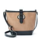 Mondani Lara Woven Bucket Bag, Women's, Black