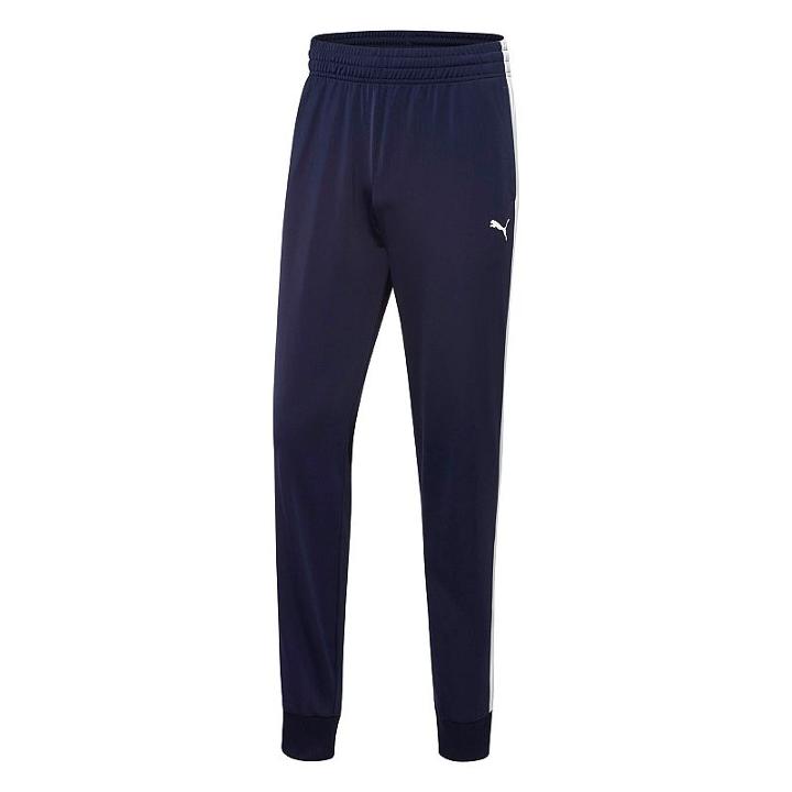 Men's Puma Contrasting Stripe Jogger Pants, Size: Xl, Blue