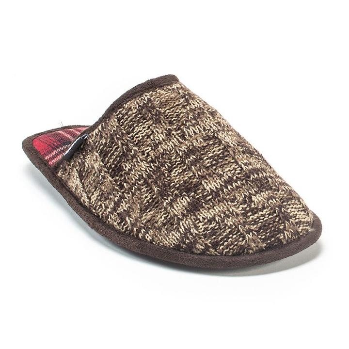 Muk Luks Men's Gavin Clog Slippers, Size: Medium, Brown