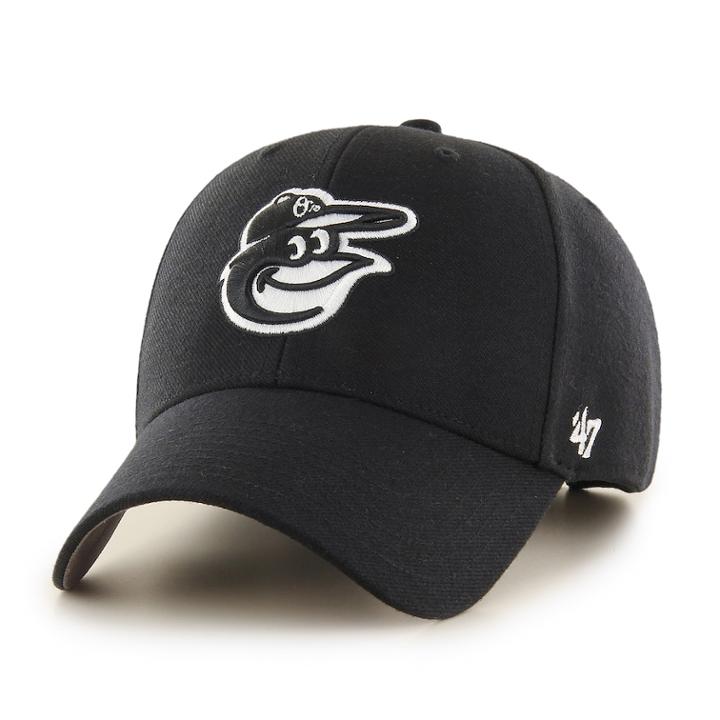 Men's '47 Brand Baltimore Orioles Mvp Hat, Black