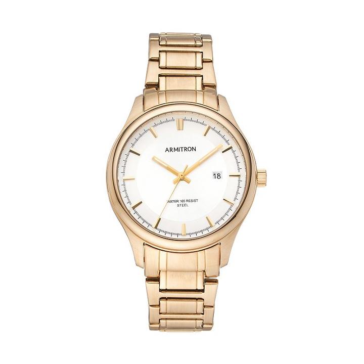 Armitron Men's Stainless Steel Watch - 20/5230svgp, Yellow