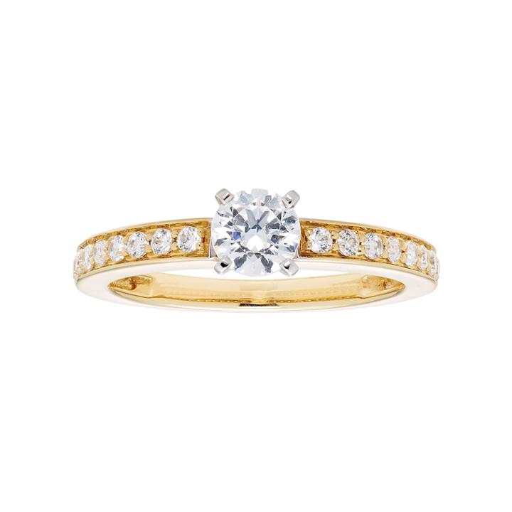 14k Gold 3/4 Carat T.w. Igl Certified Diamond Engagement Ring, Women's, Size: 9.50, White