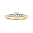 14k Gold 3/4 Carat T.w. Igl Certified Diamond Engagement Ring, Women's, Size: 9.50, White