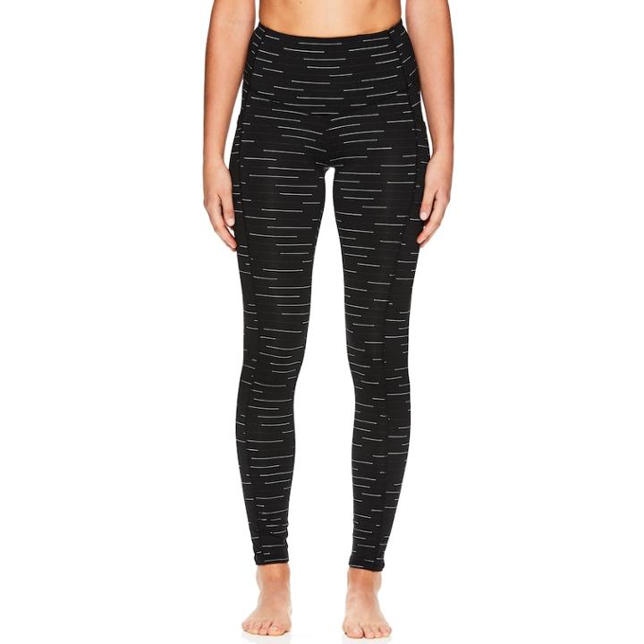 Women's Gaiam Om Relax High-waisted Yoga Leggings, Size: Medium, Oxford