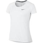 Women's Nike Dry Miler Mesh Running Top, Size: Xl, White