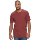 Big & Tall Sonoma Goods For Life&trade; Flexwear Classic-fit Stretch Crewneck Tee, Men's, Size: Xxl Tall, Med Red