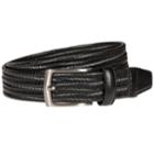 Men's Lee Stretch Braided Belt, Size: Xl, Black