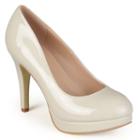 Journee Collection Maddy Women's Platform High Heels, Girl's, Size: 6, White