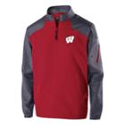 Men's Wisconsin Badgers Raider Pullover Jacket, Size: Large, Med Red