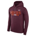 Men's Nike Virginia Tech Hokies Therma-fit Hoodie, Size: Large, Dark Red