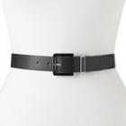 Women's Apt. 9&reg; Smooth Pant Belt, Size: Large, Black