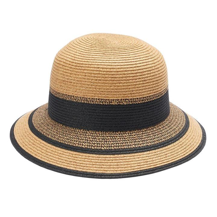 Women's Sonoma Goods For Life&trade; Inset Stripe Cloche Hat, White Oth