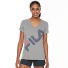 Women's Fila Sport&reg; Logo Graphic Performance Tee, Size: Medium, Grey