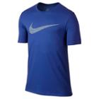 Men's Nike Dry Swoosh Tee, Size: Xxl, Blue Other