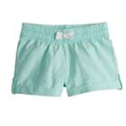 Girls 4-10 Jumping Beans&reg; Roll-cuff Slubbed Shorts, Size: 6x, Light Blue