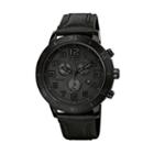 Drive From Citizen Eco-drive Women's Leather Chronograph Watch - At2205-01e, Size: Large, Black