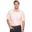 Big & Tall Izod Regular-fit Textured Chambray Button-down Shirt, Men's, Size: Xl Tall, Drk Orange