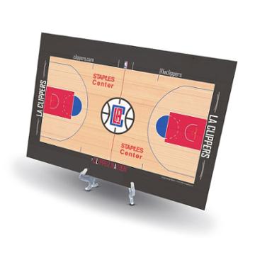 Los Angeles Clippers Replica Basketball Court Display, Size: Novelty, Multicolor