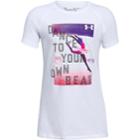 Girls 7-16 Under Armour Dance To Your Own Beat Tee, Size: Medium, White