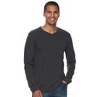 Men's Sonoma Goods For Life&reg; Classic-fit Flexwear V-neck Tee, Size: Medium, Grey
