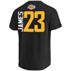 Men's Los Angeles Lakers Lebron James Name & Number Tee, Size: Xxl, Oxford