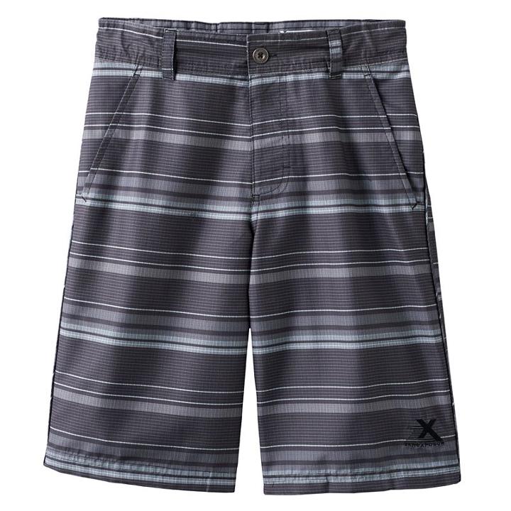 Boys 8-20 Zeroxposur Beach 2 Street All-terrain Microfiber Performance Hybrid Swim Shorts, Boy's, Size: Xl, Black
