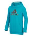Girls 7-16 Adidas Performance Hoodie, Size: Medium, Turquoise/blue (turq/aqua)
