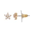Lc Lauren Conrad Cubic Zirconia Star Nickel Free Stud Earrings, Women's, Gold