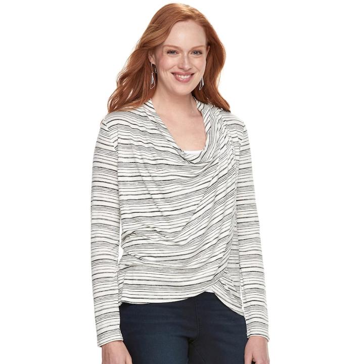 Maternity A:glow Drape Nursing Cardigan, Women's, Size: L-mat, Natural